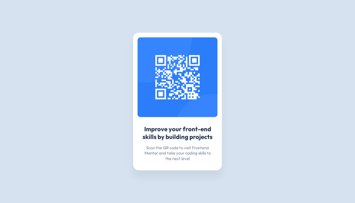 Creating a simple QR code component with HTML and CSS