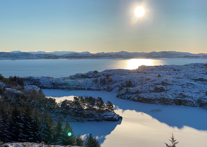 Lysløype på Langevåg