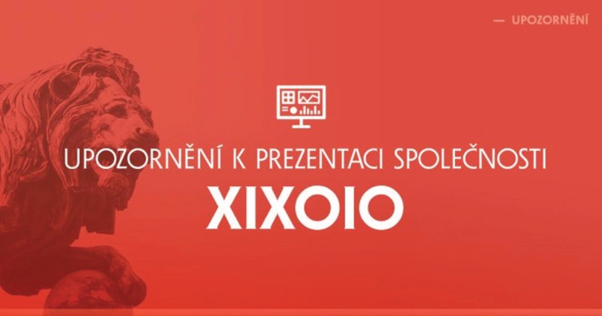 Reakce společnosti XIXOIO na prohlášení České národní banky