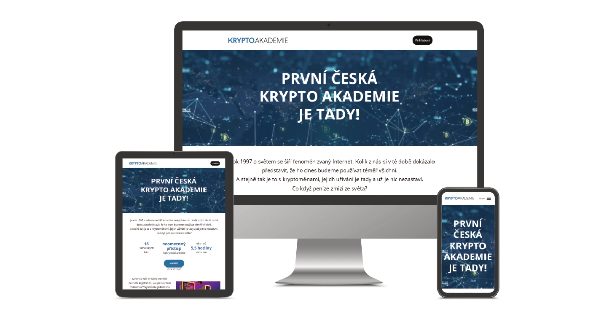 XIXOIO představuje vzdělávací platformu kryptoakademie.cz