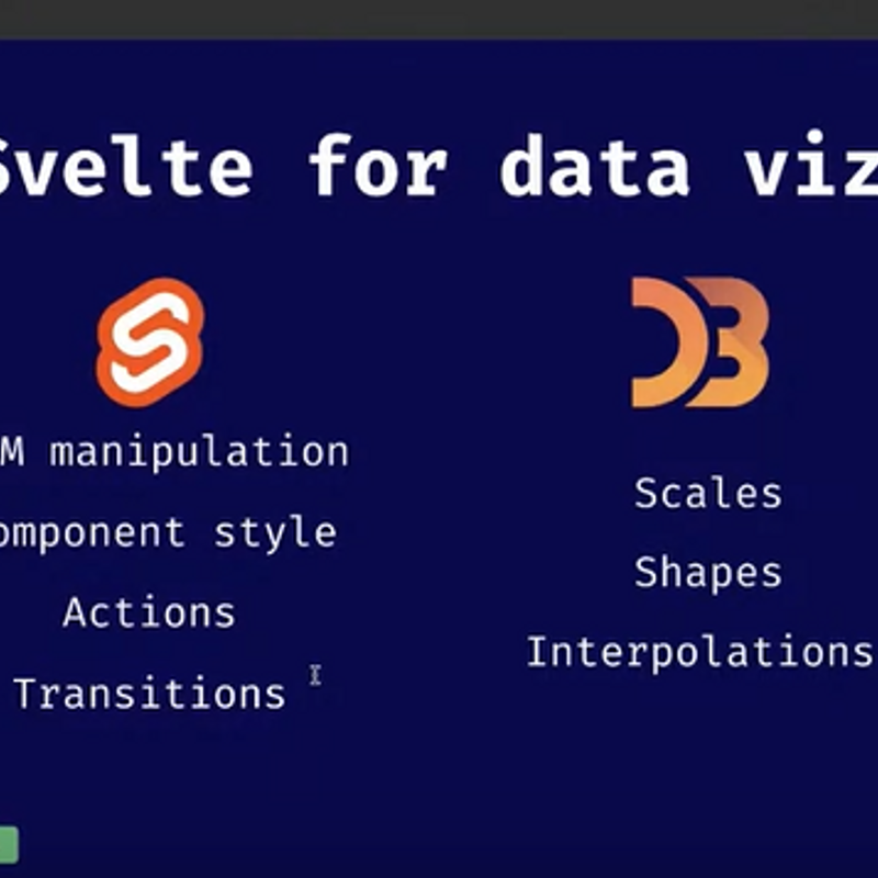 Effective data visualization with sveltejs and D3