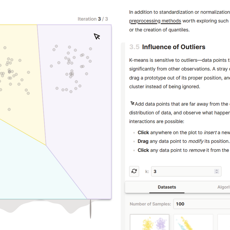 K-Means Clustering An Explorable Explainer