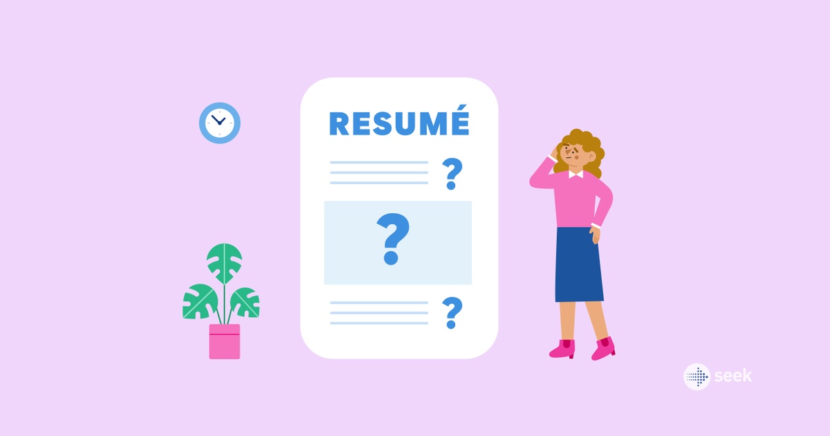 How to write a beginner resumé – examples included - SEEK