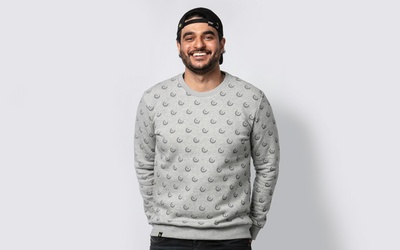 Product afbeelding: Sweater All-over grijs