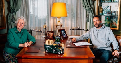 Christiane Underberg und Philipp Westermeyer trafen sich in Rheinberg am Stammsitz von Underberg zur Aufnahme.