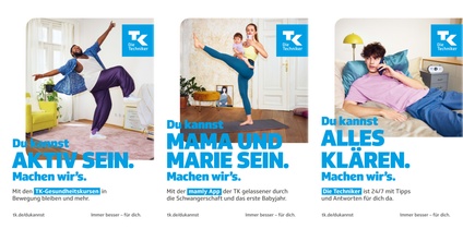 TK-Kampagne: Du kannst. Machen wir's