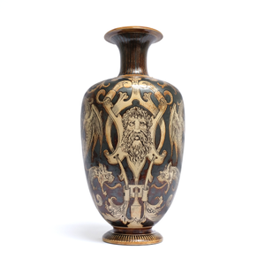 Photograph: Renaissance style Martinware vase, December 1893. KM 1010