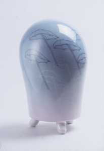 Photograph: Weather, (earthenware vase by) Richard Slee, 2002