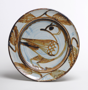 Photograph: Plate with Bird by Michael Cardew