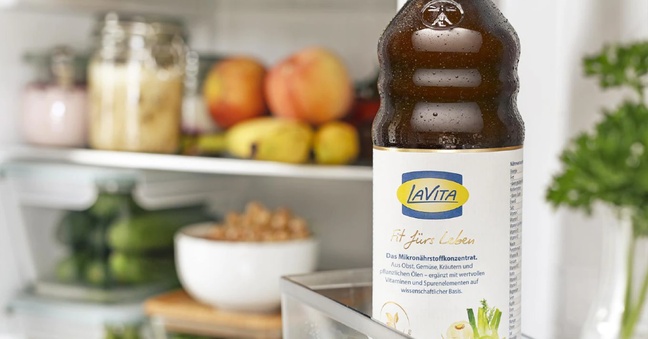 LaVita-Produkt im Kühlschrank