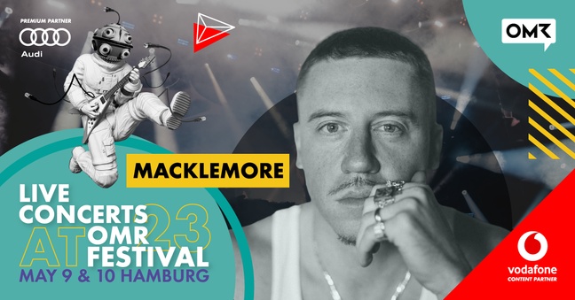 Macklemore auf dem OMR Festival 2023
