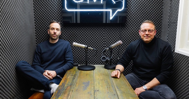 Philipp Westermeyer und Jochen Sengpiehl trafen sich in Hamburg zur Aufnahme