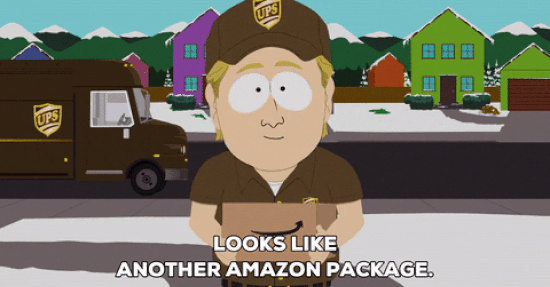 Amazon Staples UPS