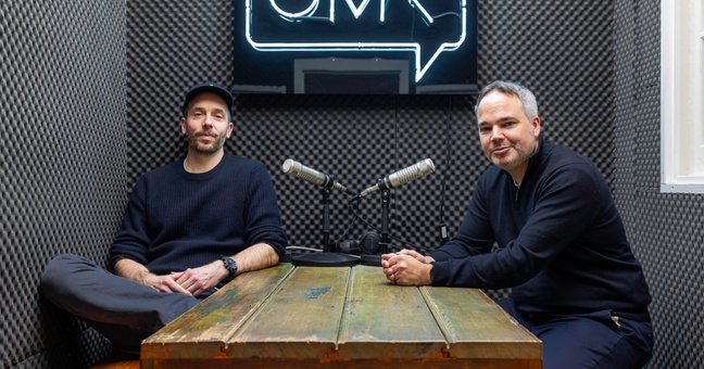 Philipp Westermeyer und Florian Heinemann nach der Aufnahme in Hamburg