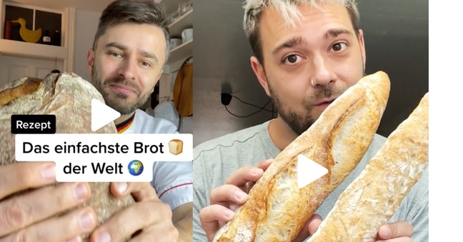 Die Brot-Influencer Jo Semola und Ricardo Fischer