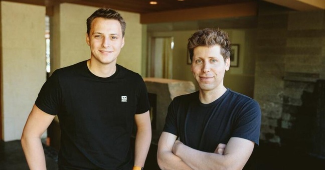 Alex Blania und Sam Altman sind die Köpfe hinter dem Projekt Worldcoin.