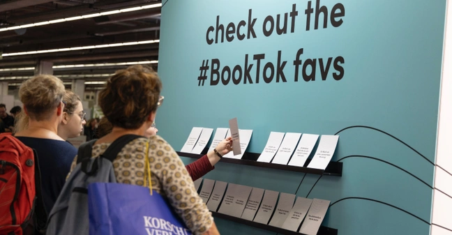 Das Thema #Booktok war in diesem Jahr auf der Buchmesse sehr präsent