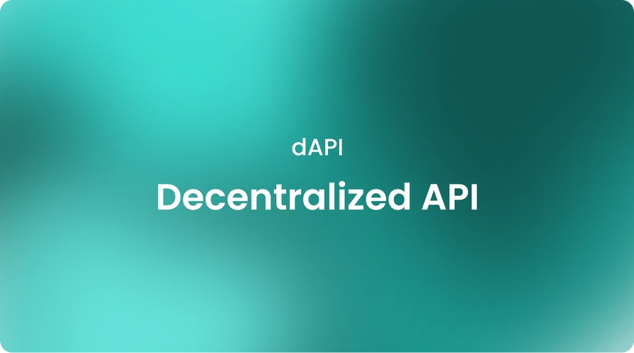 Decentralized API dAPI