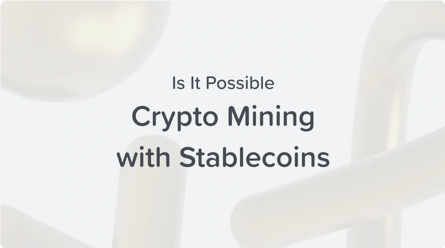 crypto mining with stablecoins