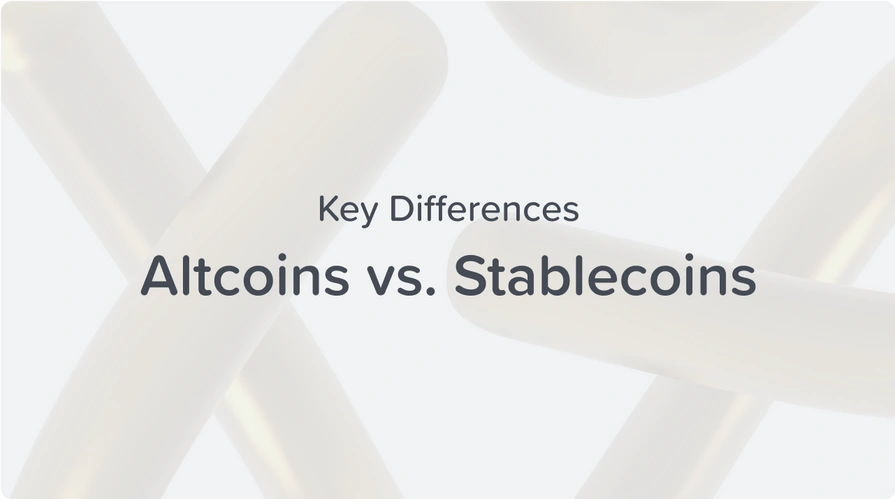 altcoins vs stablecoins key differences