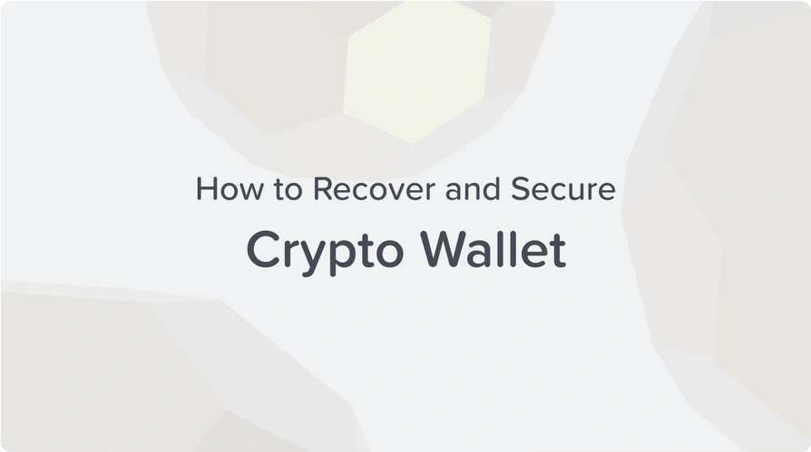 how to recover and secure crypto wallet