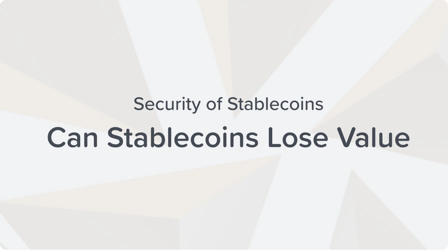 can stablecoins lose value
