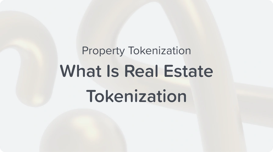 what is real estate tokenization