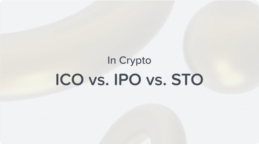 ICO vs. IPO vs. STO in crypto
