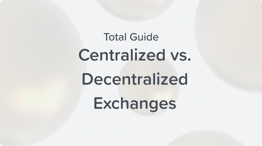 centralized vs. decentralized exchanges