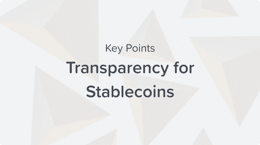transparency for stablecoins