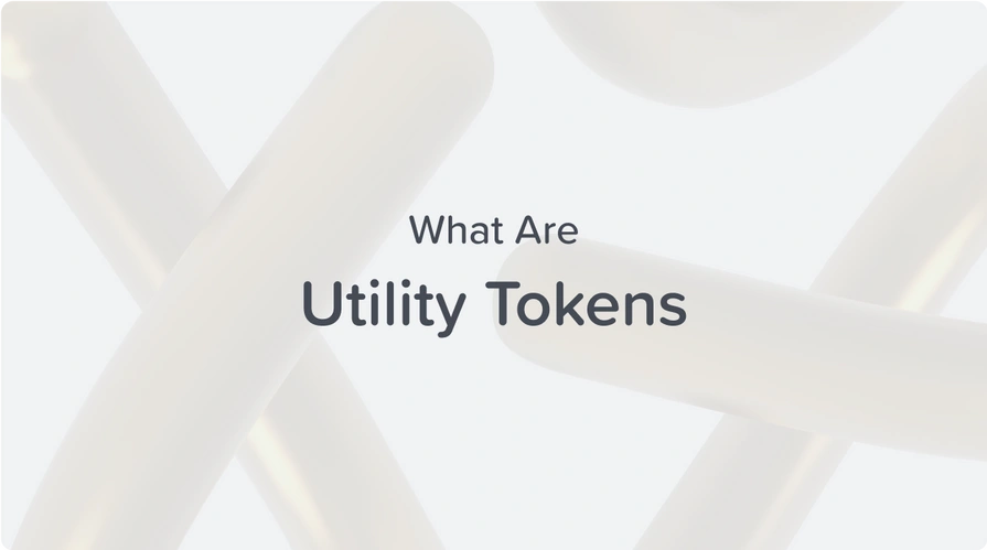 what are utility tokens