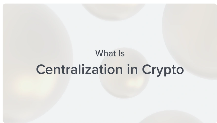 what is centralization in crypto