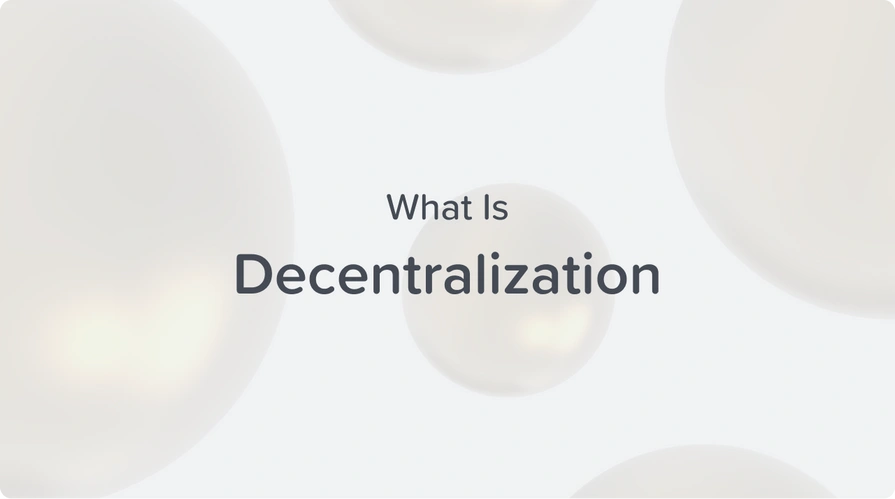 what is decentralization