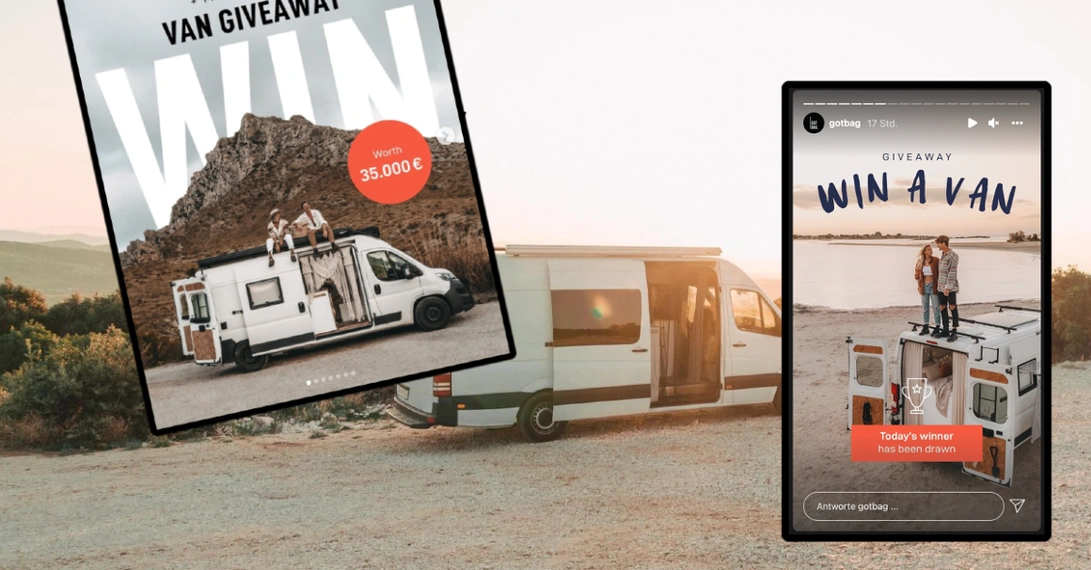 Got Bag spielt Instagram durch Mit einem Gewinnspiel zu 200.000 neuen