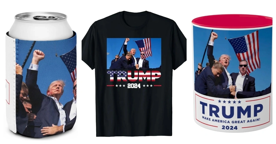 Why Trump merchandise is going through the roof on the internet