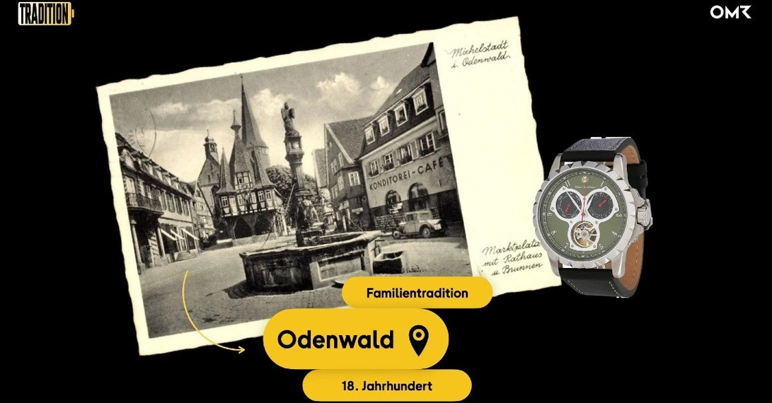 Auf alt gemacht: Die Uhren von Raoul U Braun gehen angeblich auf eine Familientradition aus dem Odenwald zurück. Fotos: Raoul U. Braun, Ansichtskartenshop Werner Lockenvitz