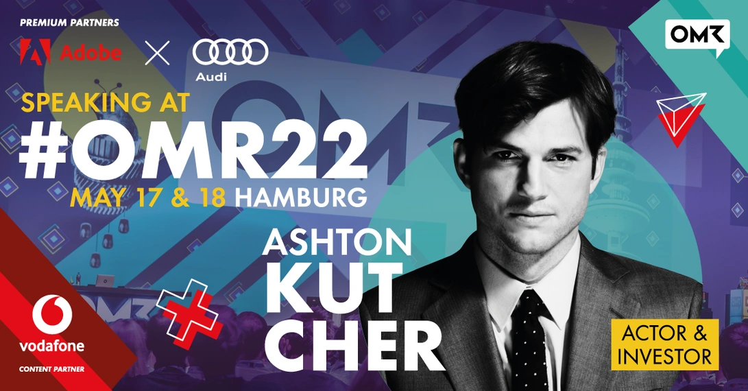 Ashton Kutcher auf dem OMR Festival 2022