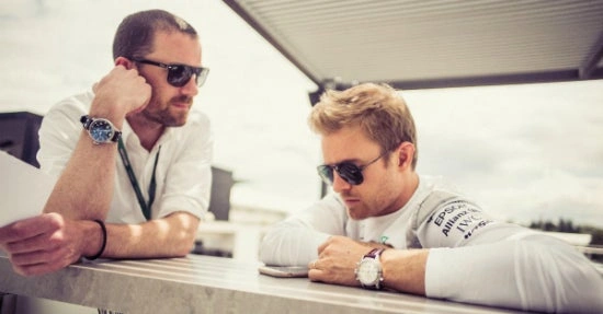 Georg Nolte mit Nico Rosberg