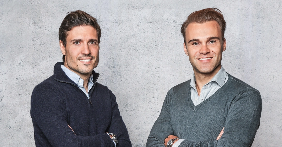 Fanbase-Gründer Stefan Wiegard und Fabian Heuschele