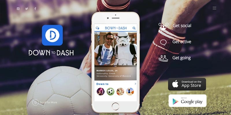 DownToDash: Making the College Experience More Social