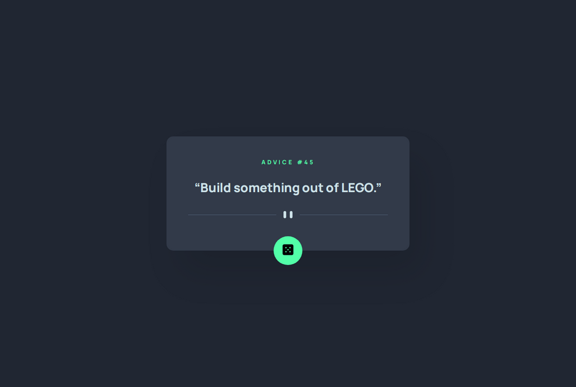 Creating smooth CSS animations by building an advice generator