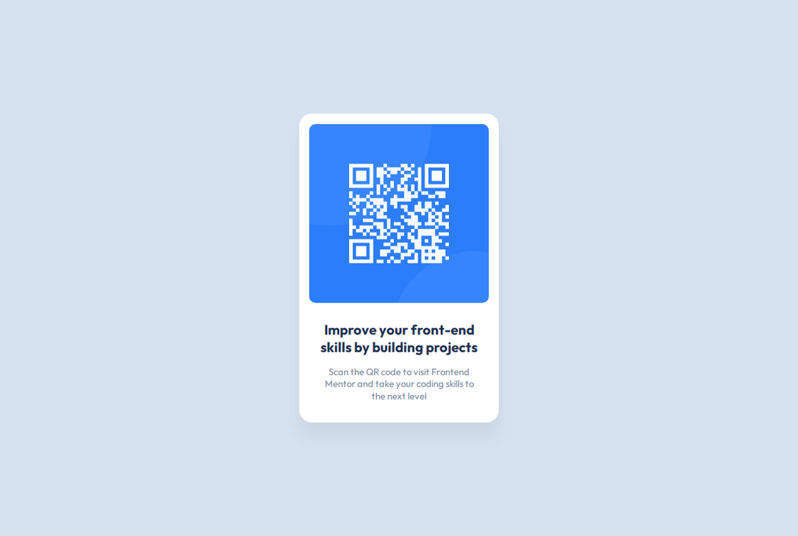 Creating a simple QR code component with HTML and CSS