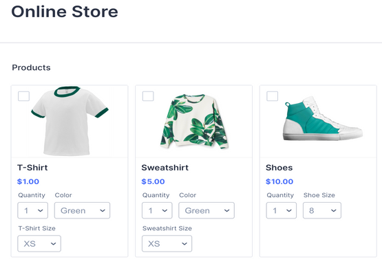 Free Product Order Form