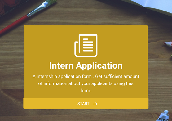 Online Internship Application