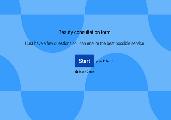Online Makeup Consultation Form