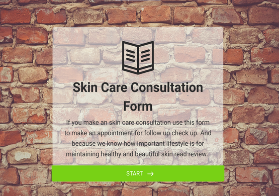 Beauty Consultation Form