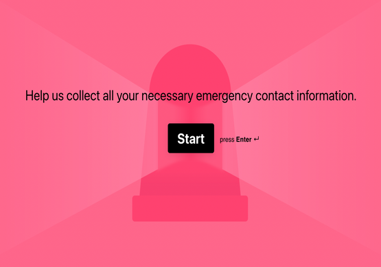 Emergency Contacts Collection Form
