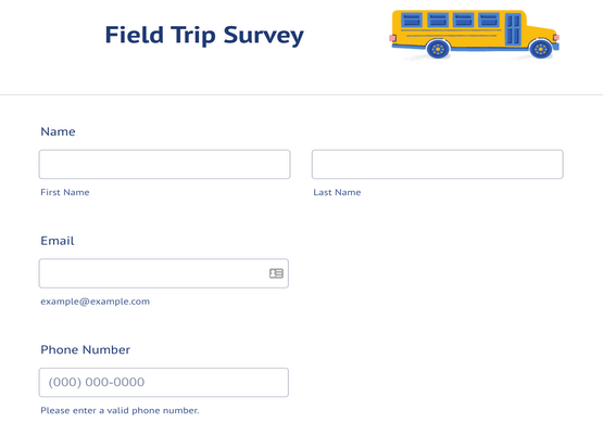 survey on field trip