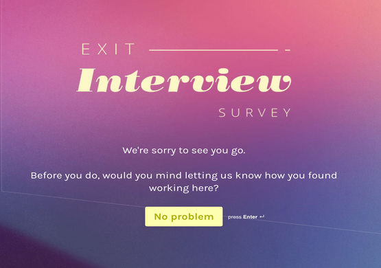 Client Exit Survey (with great questions)