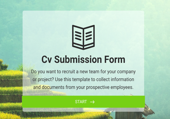 CV Submission Form